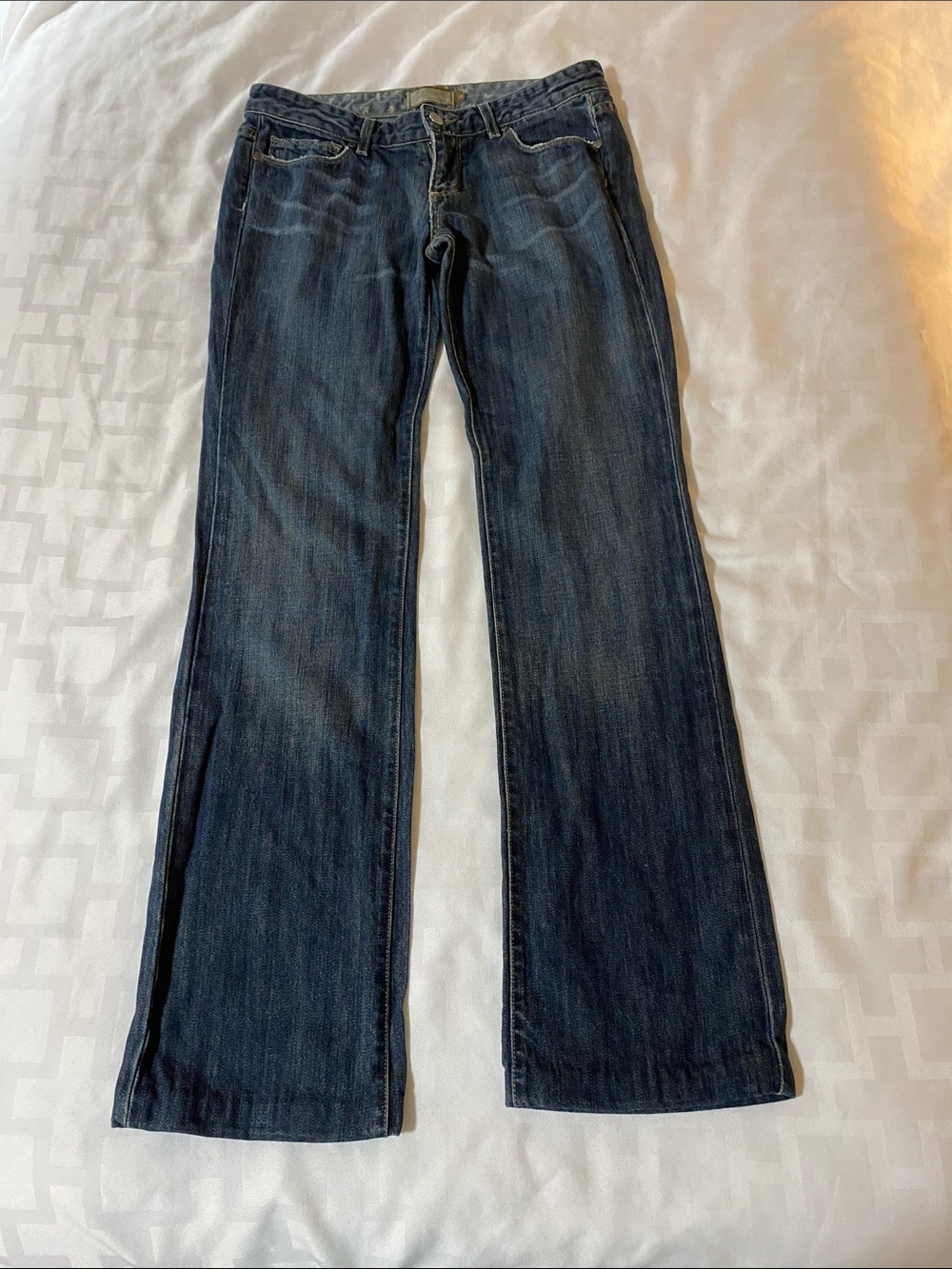 Dark Blue Flare Jeans - Wide Leg Women's Denim